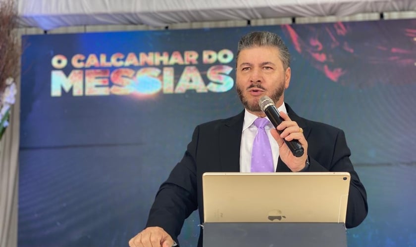 Pr. Joel Engel na abertura da 9ª edição da Escola Profética Unção de Elias, dia 19 de setembro de 2020. (Foto: Divulgação)