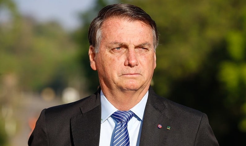 Presidente da República Jair Bolsonaro, participa da formatura matinal da AMAN. (Foto: Carolina Antunes/PR)