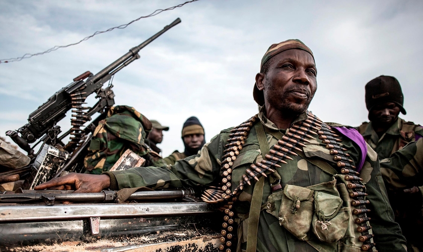 Militares das forças do governo na República Democrática do Congo. (Foto: John Wessels/AFP/Getty Images)