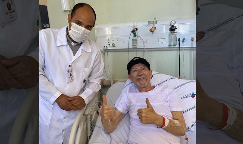 Pastor Jorge Linhares ficou 18 dias internado devido a Covid-19. (Foto: Instagram/Jorge Linhares)