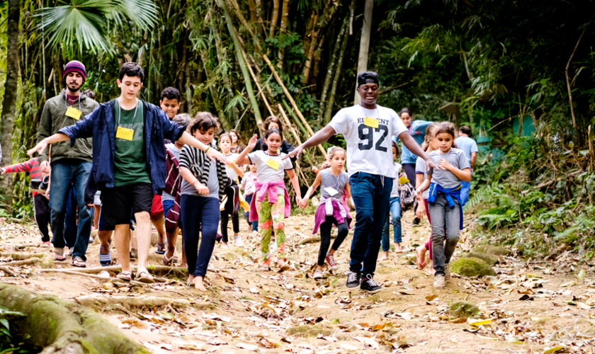 Os participantes do Mutirão puderam deixar mensagens de encorajamento que foram enviadas às crianças. (Foto: Divulgação/Rede Mãos Dadas).