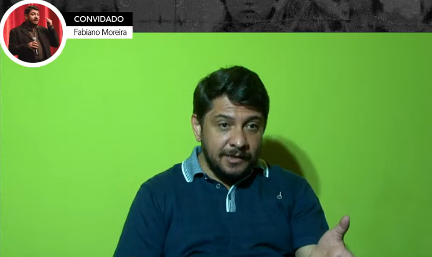 Fabiano Moreira, diretor da CIA Alvo de Teatro e presidente da ACRIART (Associação Cristã de Artistas). (Foto: Reprodução / YouTube)