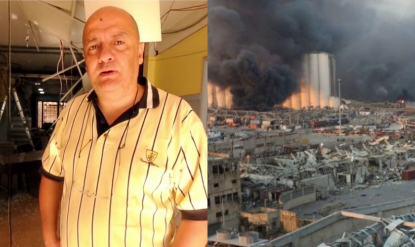 A explosão no porto de Beirute, no Líbano, em 2020, deixou grande parte do centro da cidade em escombros e mais de 200 mortos. (Foto: Reprodução/Reuters).