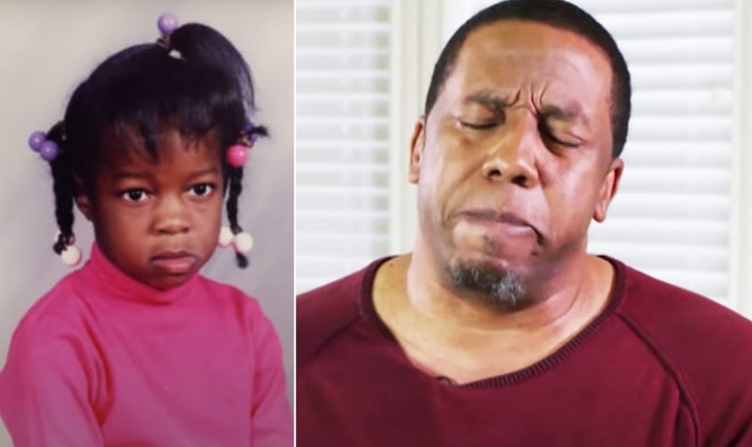 Shantaya, morta em atropelamento, e seu pai, Harold McDonald. (Foto: Reprodução / GODTV)