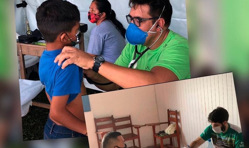 Médicos da Junta de Missões Nacionais em atendimento. (Foto: Reprodução/JMN)