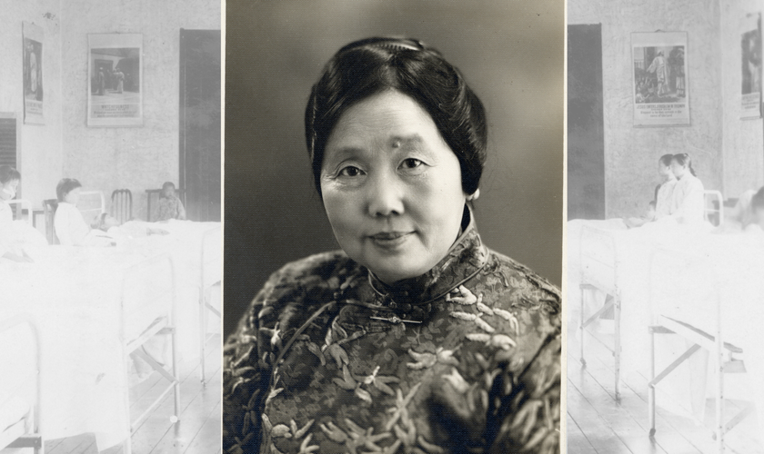 Shi Meiyu em seus anos como médica. (Foto: Bentley Historical Library, University of Michigan).