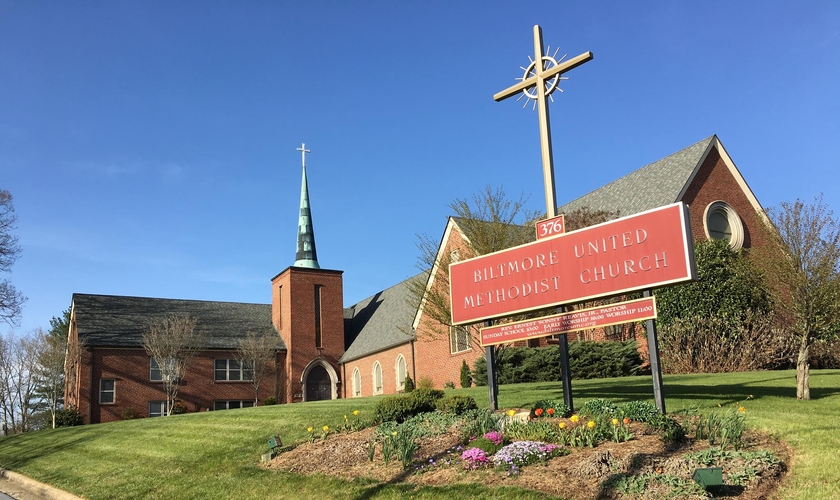 Fachada da Igreja Metodista Unida Biltmore, na Carolina do Norte. (Foto: Biltmore United Methodist Church)