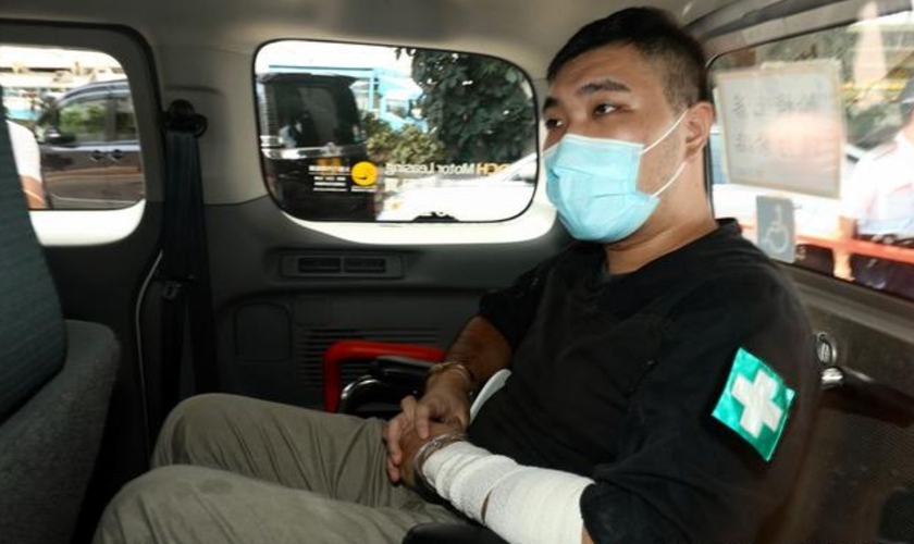 Tong Ying-kit é o primeiro a ser julgado sob a controversa lei imposta pela China em Hong Kong. (Foto: Eddie Stringer/ZUMA Wire)