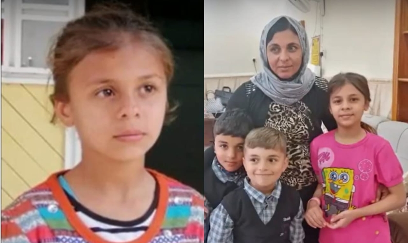 Sonia Khalil Bashar foi sequesrada pelo Estado Islâmico em 2014, com apenas 4 anos. (Foto: Reprodução/The Nazarene Fund).