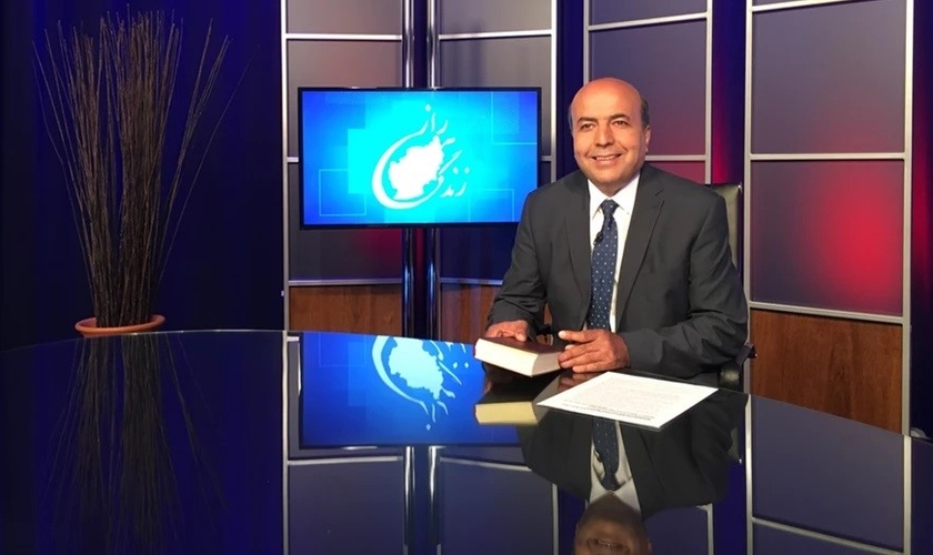 Pastor Shoaib Ebadi, da rede satélite SAT-7. (Foto: Reprodução / SAT-7)
