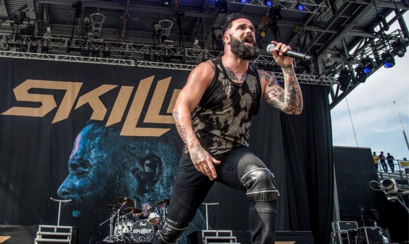 John Cooper, vocalista da banda Skillet. (Foto: Divulgação)