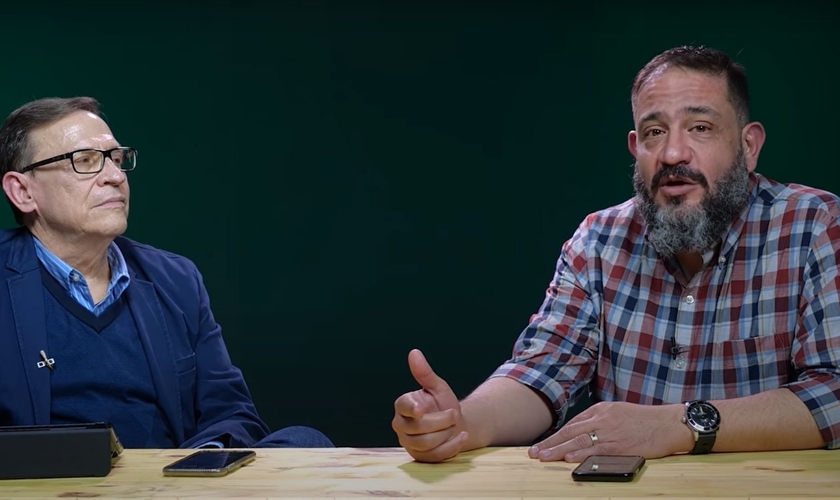 Pastor Abe Huber e pastor Luciano Subirá falando sobre o jejum. (Foto: Reprodução/YouTube)