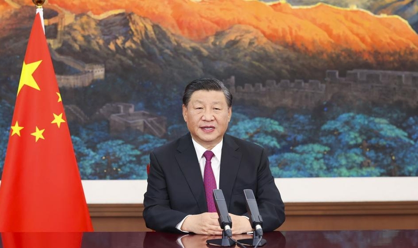 A produção “Moisés na Planície” passou a ser chamada de “Fogo na Planície”. (Foto: Xinhua via AP).