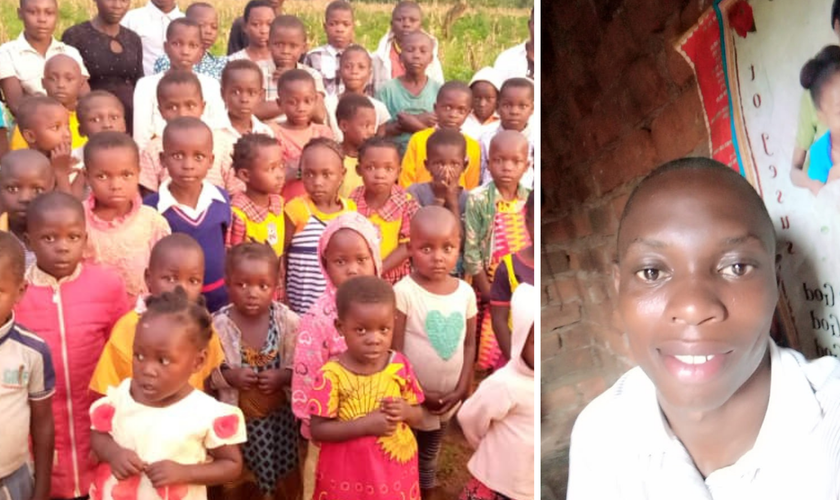 Pr. Sila Simali atende 60 crianças em Mbale, Uganda. (Foto: Reprodução / Arquivo Pessoal)