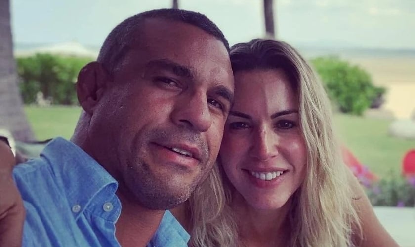 Joana Prado e Vitor Belfort. (Foto: Reprodução / Metrópoles)