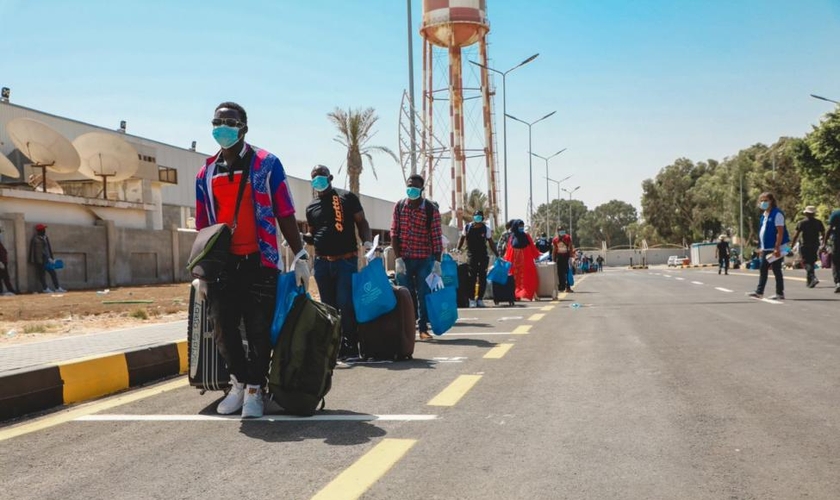 Os 17 cristãos coptas foram detidos pela imigração da Líbia. (Foto: IOM)