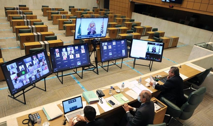 A votação aconteceu na Alesp (Assembleia Legislativa do Estado de São Paulo) na terça-feira (26). (Foto: Divulgação / Alesp)