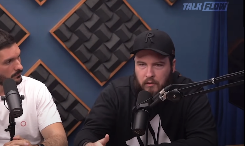 Thiago Nigro em entrevista ao Flow Podcast. (Foto: Captura de tela/Youtube)