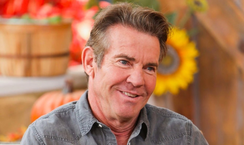 O ator Dennis Quaid. (Foto: Reprodução/Home & Family TV)