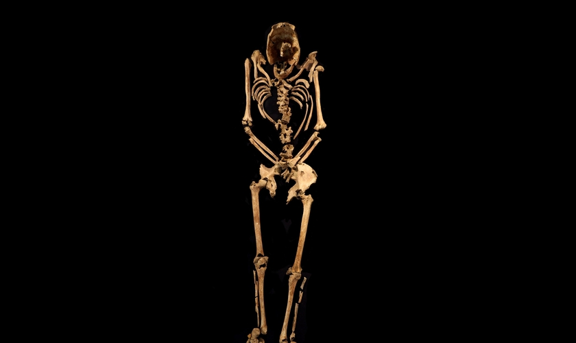 Esqueleto foi encontrado em Cambridgeshire, na Inglaterra. (Foto: Cambridgeshire County Council/Albion Archaeology)