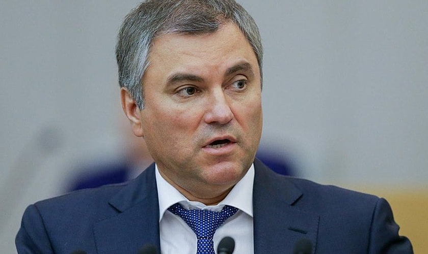 Vyacheslav Volodin, presidente do Parlamento. (Foto: duma.gov.ru / Creative Commons)