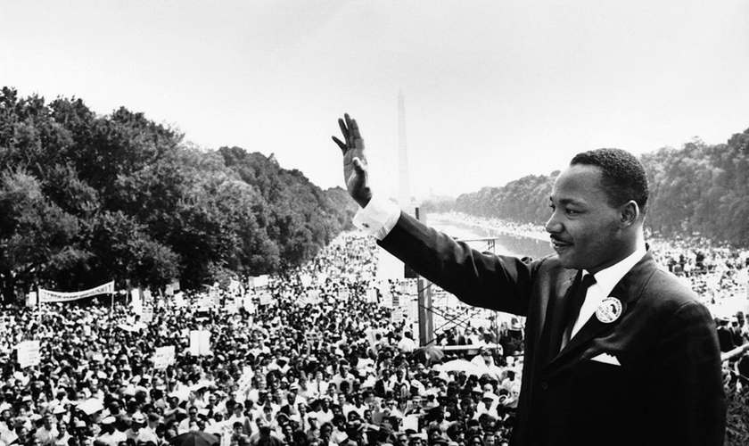 Martin Luther King Jr. durante a Marcha sobre Washington, em 1963. (Foto: Reprodução / Creative Commons)