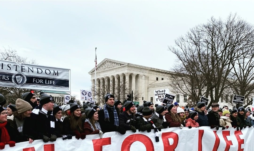 Milhares de pessoas saem em defesa da vida nos EUA. (Foto: Reprodução / Instagram March For Life)