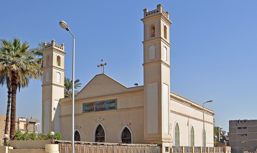 Igreja Presbiteriana em Luxor, Egito. (Foto: Marc Ryckaert / Creative Commons)
