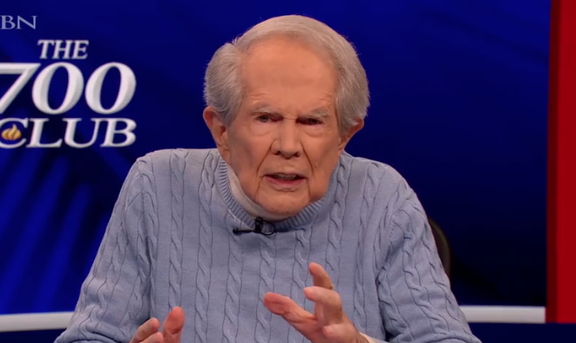 O televangelista Pat Robertson é fundador da CBN News. (Foto: CBN News)