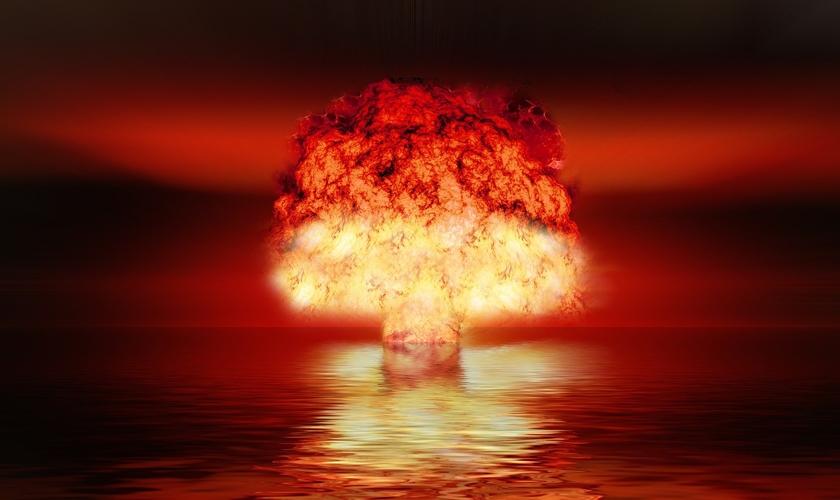 Bomba atômica. (Foto: Pixabay)