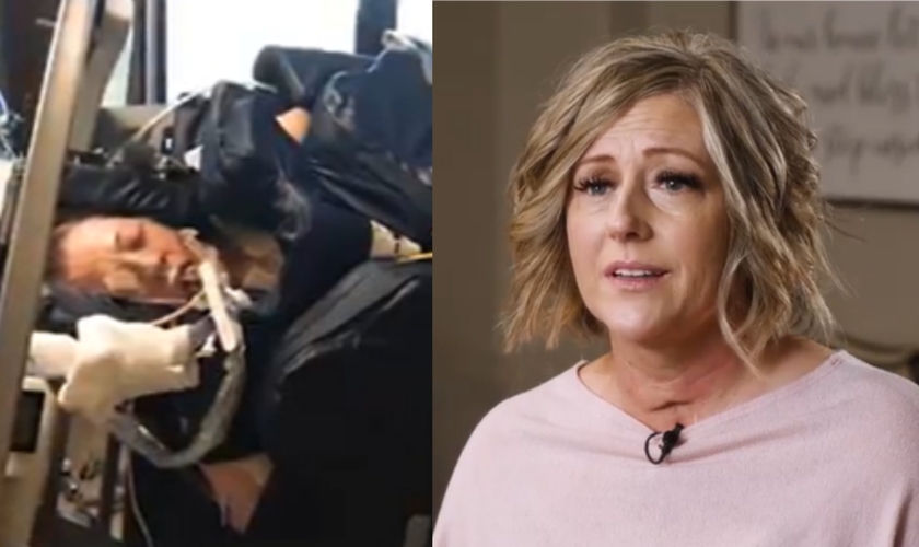Kim Gustin viveu um milagre de ressurreição. (Foto: Reprodução/CBN News).