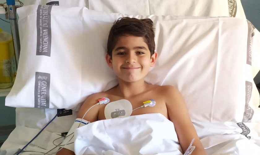 Ao acordar no hospital, o menino contou aos pais que esteve no Céu. (Foto: Ulisses Rizzo).