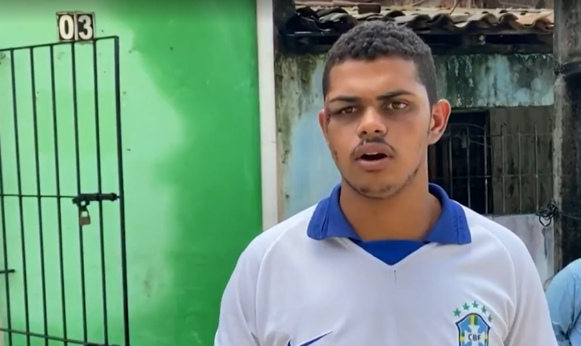 Thiago Estêvão foi soterrado ao tentar salvar seus familiares, que acabaram morrendo na tragédia. (Foto: Reprodução/G1).