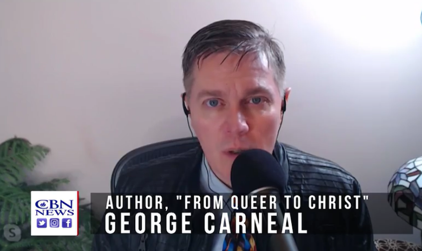 George Carneal em entrevista ao “The Global Lane” da CBN News: ‘Cristãos devem responder com verdade e amor’. (Captura de tela CBN News)