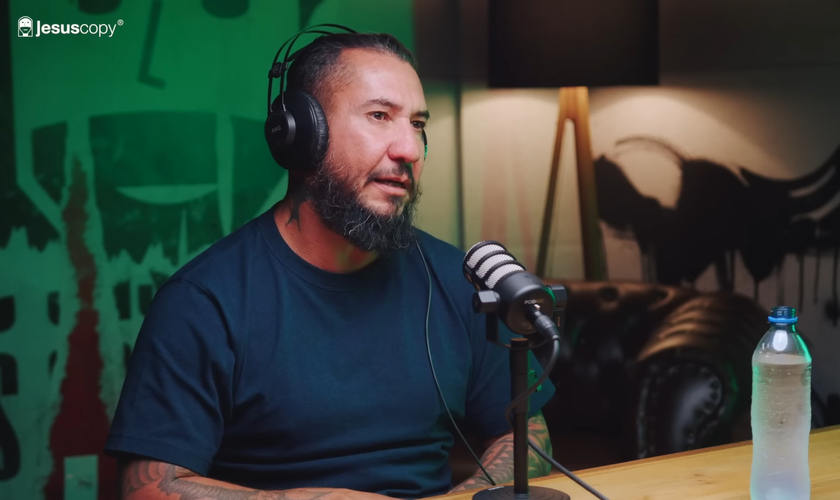 Rodolfo Abrantes relembrou seu testemunho no JesusCopy podcast. (Foto: YouTube/JesusCopy).