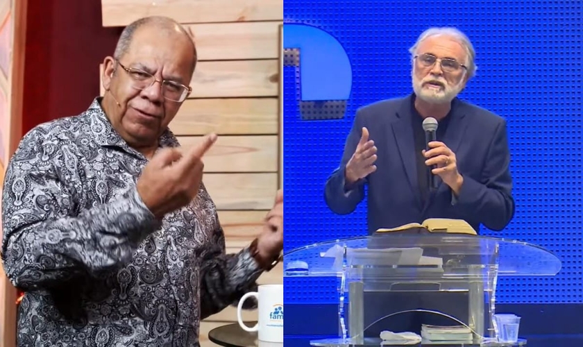 Pastores Josué Gonçalves e Estevam Fernandes. (Foto: Reprodução/Montagem/Redes Sociais)