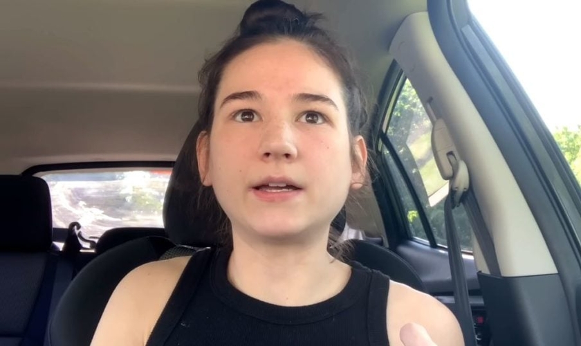 Cassidy Kellagher foi visitada por um anjo no quarto do hospital. (Foto: YouTube/Cassidy Kellagher).