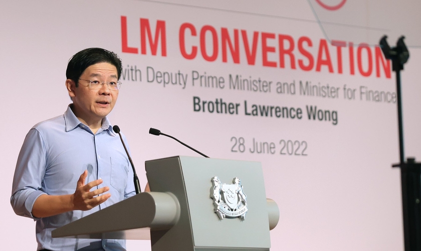 Lawrence Wong, vice-primeiro-ministro de Singapura. (Foto: Twitter/Lawrence Wong)