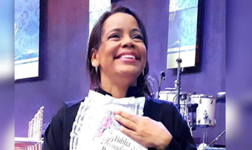 Tatiana Silveira encontrou Jesus e teve a vida transformada. (Foto: Site Mulher Cristã).