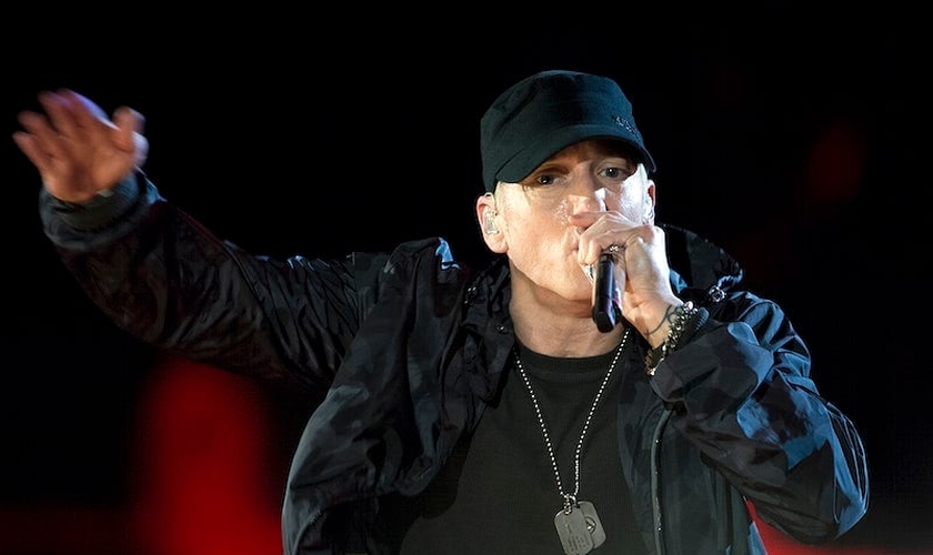 Eminem durante show em Washington, em 2014. (Foto: Domínio Público/Flickr/Rawpixel)