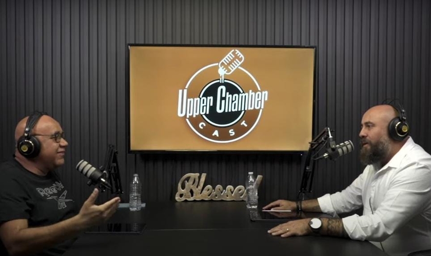 Pastores Judson Oliveira e Ricardo Padovan. (Foto: Captura de tela/YouTube Pr. Judson Oliveira)