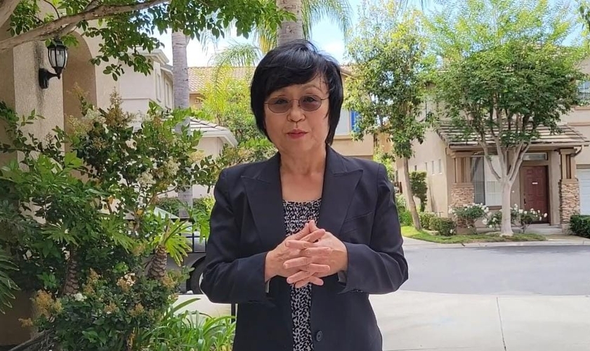 Yon Hi Son, conhecida como missionária Gina, no Brasil. (Foto: Captura de tela/YouTube Ponte Brasil Coreia)