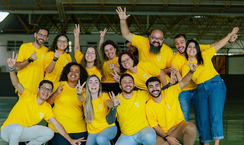  Equipe da campanha Vem Pra Vida. (Foto: Divulgação/TeenStreetBrasil).