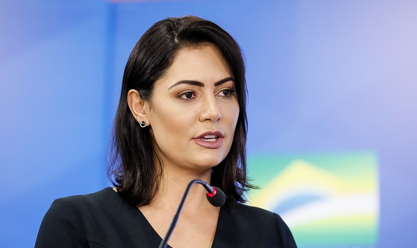 Primeira-dama Michelle Bolsonaro. (Foto: Flickr/Palácio do Planalto)