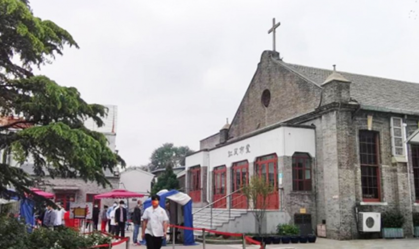 Igreja Gangwashi em Pequim durante o primeiro semestre de 2022. (Foto: Imagem ilustrativa/Gangwashi Church).