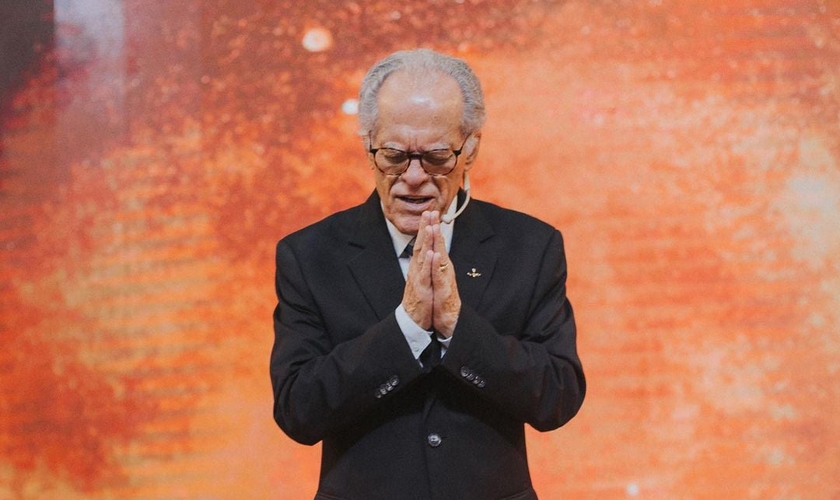 Pr. Márcio Valadão em culto de despedida do ministério. (Foto: Igreja Batista da Lagoinha)