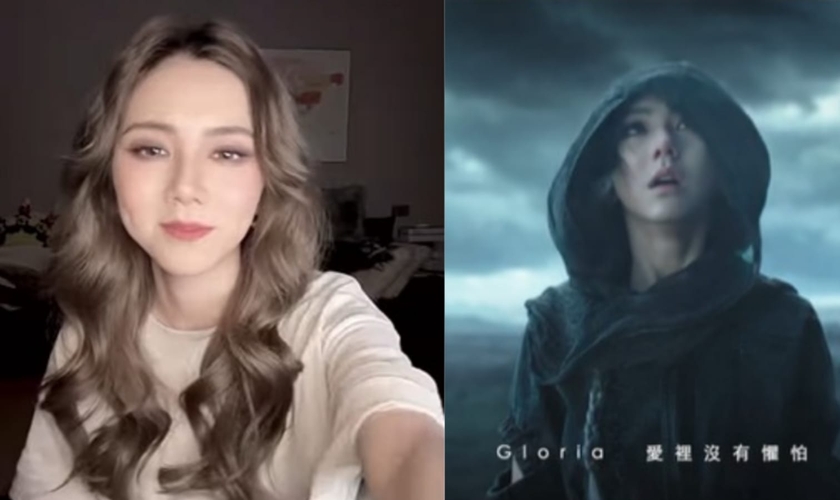 G.E.M postou um vídeo louvando em português, em agradecimento. (Foto: Instagram/G.E.M./Reprodução/YouTube/GEM).