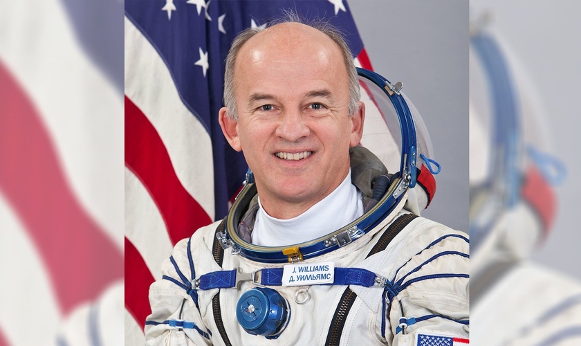 Astronauta Jeffrey Williams, da NASA. (Foto: Flickr/NASA Johnson/Roscosmos/GCTC))