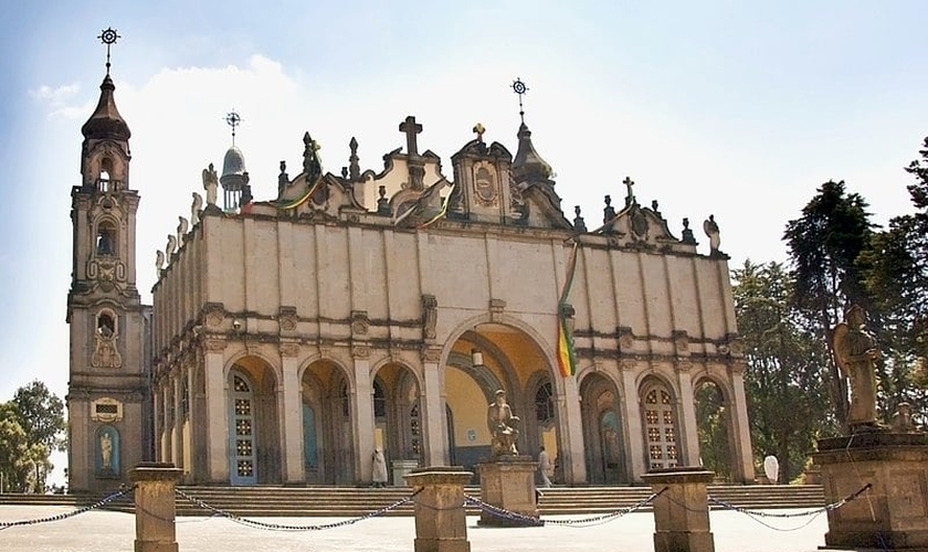 Catedral da Igreja Ortodoxa Etíope Tewahedo na Etiópia. (Foto: Imagem ilustrativa/Wikimedia Commons/A. Davey).