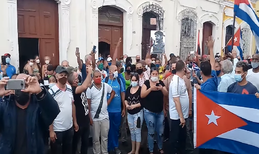 Protestos em Cuba. (Foto: Wikimedia Commons)